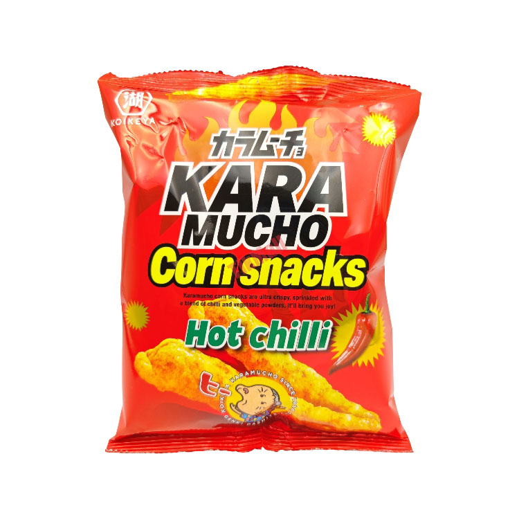 Koikeya hot chilli corn snacks65gg