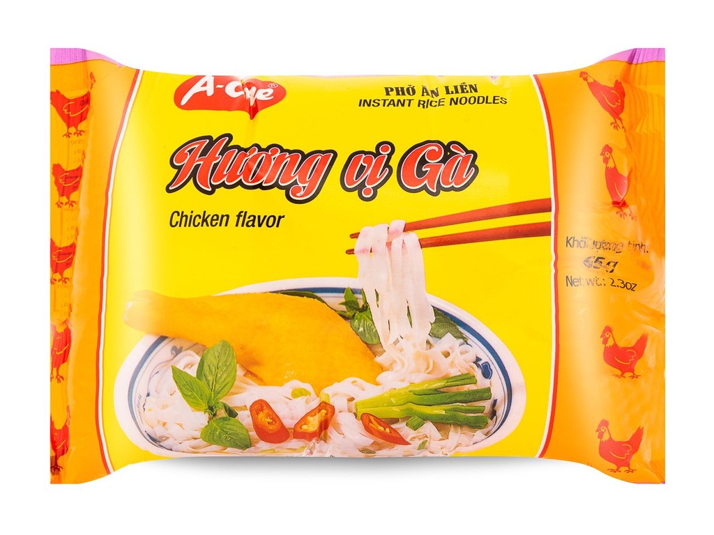 A ONE RICE NOODLE chicken flav 65G