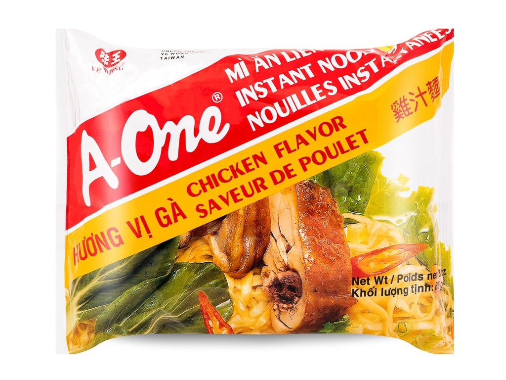 A-ONE Indtant Noodles Chicken Flavour 85g