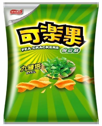 Koloko Pea Cracker-Basil 48g