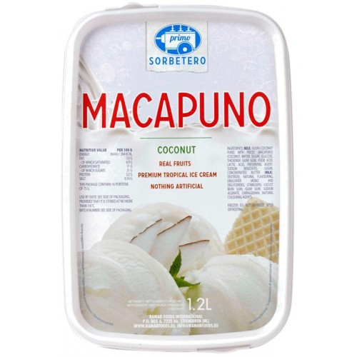 Macapunu Coconut Ice Cream PRIMO