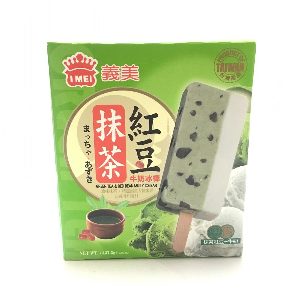 義美抹茶红豆牛奶冰棒437.5g