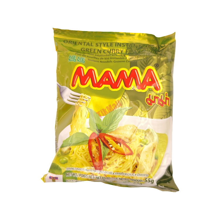 MAMA绿咖喱面55g