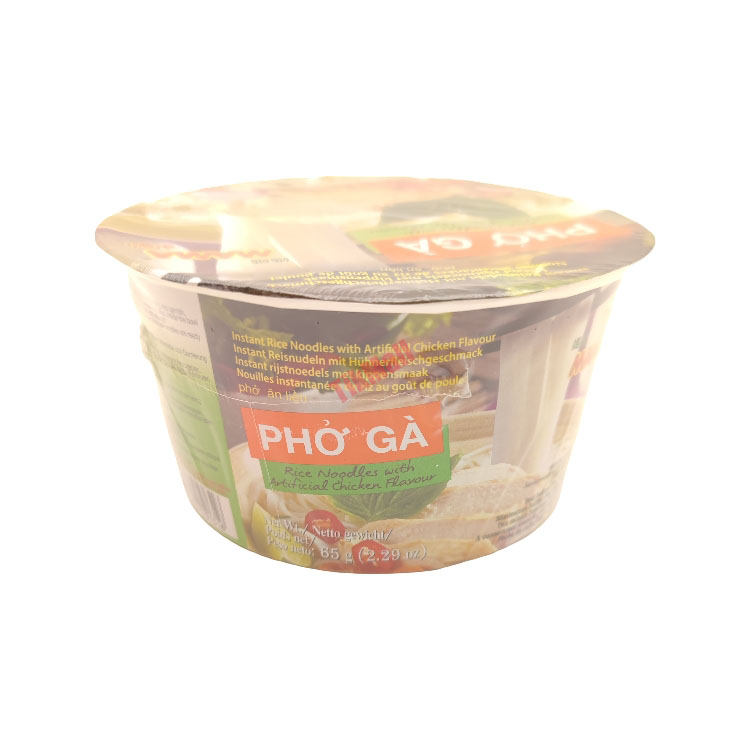 Mama Brand Instant Bowl PHO GA Rice Noodles with Artificial Chicken Flavour Style 65g