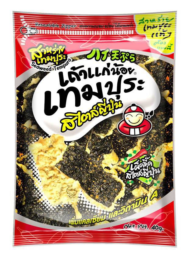 Taokaenoi Brand Hi Tempura-spicy Crispy Seaweed