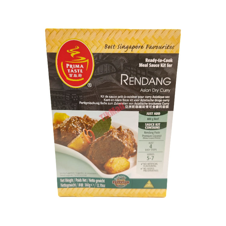 Prima Taste Ready-To-Cook Meal Sauce Kit For Rendang 360g