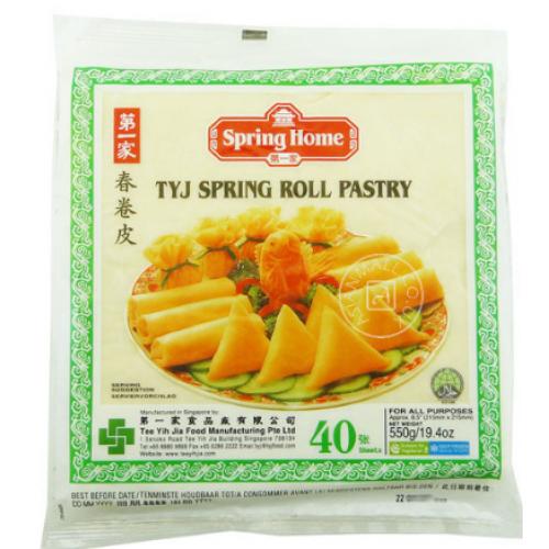 Tyj Spring Roll Pastry 10''