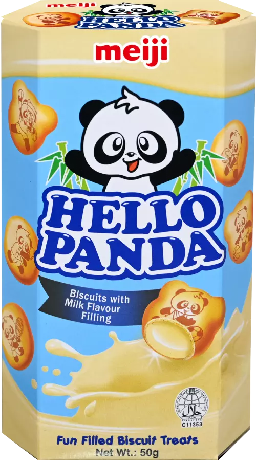 Meiji Hello Panda Biscuits With Milk Flav 50g