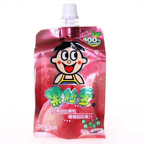 旺旺果粒多水蜜桃综合果汁饮料300ml