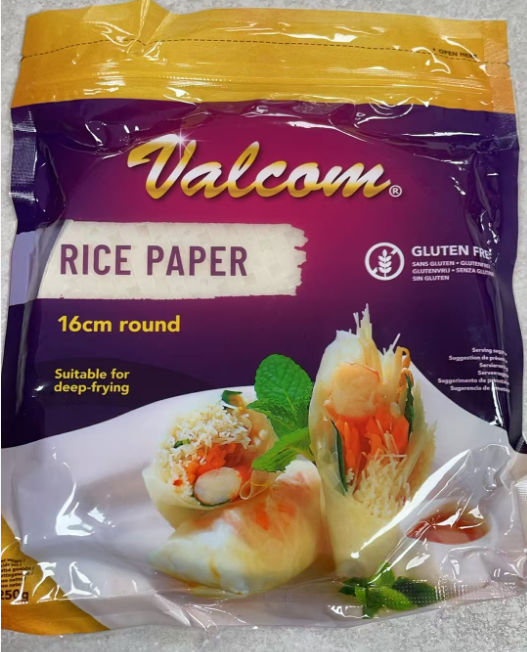 Valcom Rice Paper Rolls 250g 16cm