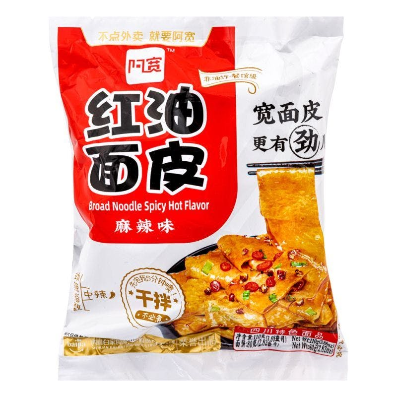 阿宽袋装红油面皮麻辣味120g