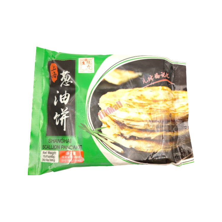 张力生上海葱油饼450g