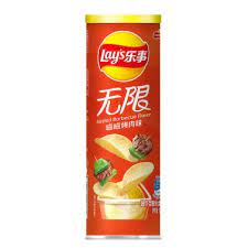 lay's potato chips barbecue flv canned