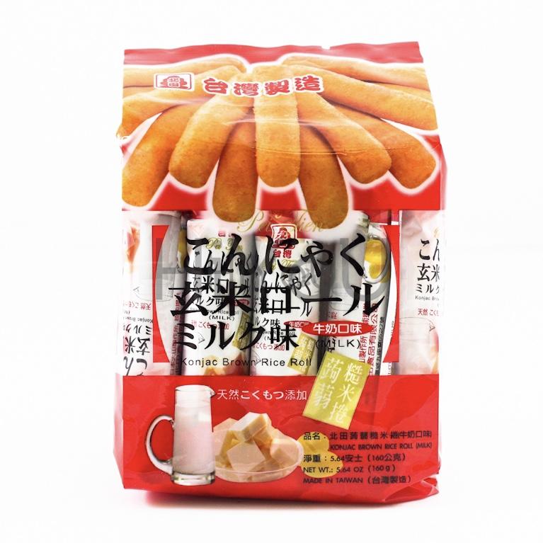 北田牛奶味糙米卷160g