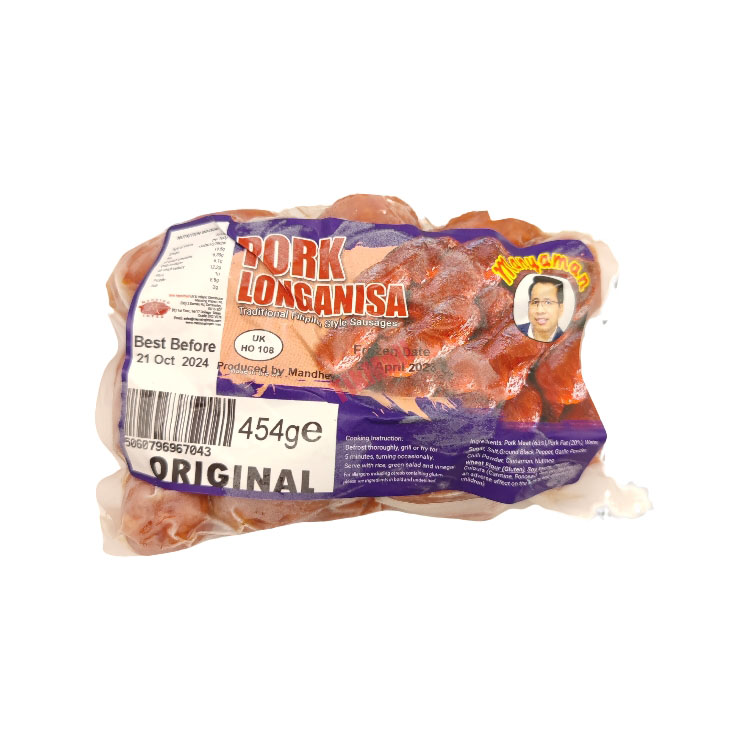 MANYAMAN Pork Longanisa-Regular 454g