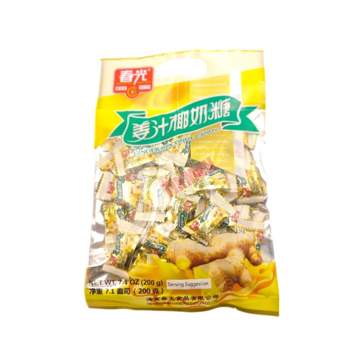 春光姜汁椰糖200g