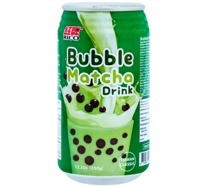 RICO Bubble Milk Tea Matcha Flav 350g