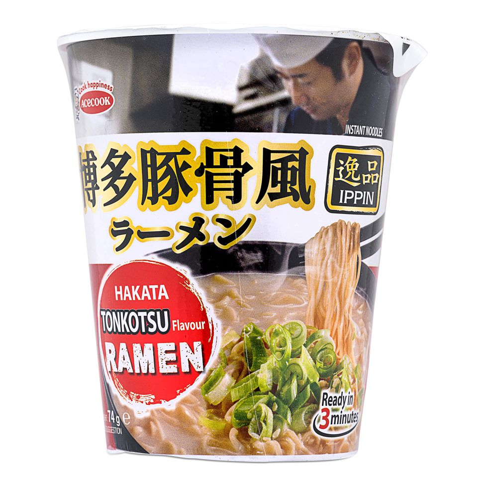 ACECOOK HAKATA tonkoytsu ramen cup noodle