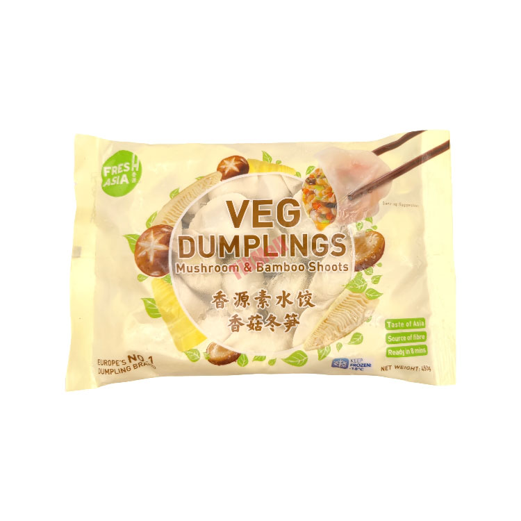 F&A Mushroom&Bamboo Shoots Dumpings 450g