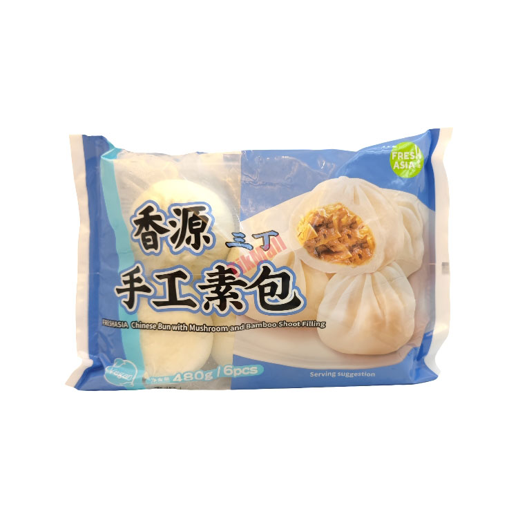 F&A Chinese Bun With Mushroom Bamboo 480g