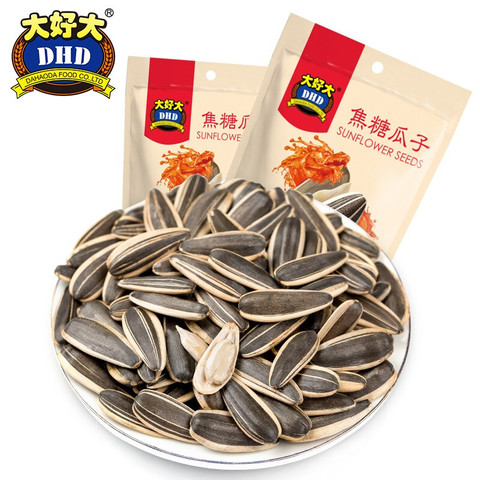 DHD sunflower seeds caramel flav 90g