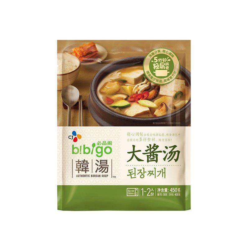 bibigo korea soybean paste soup 450g