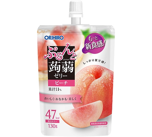 orihiro jelly drink （peach flav）130g