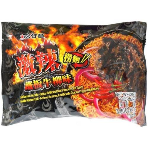 公仔面激辣铁板牛柳捞面 500g