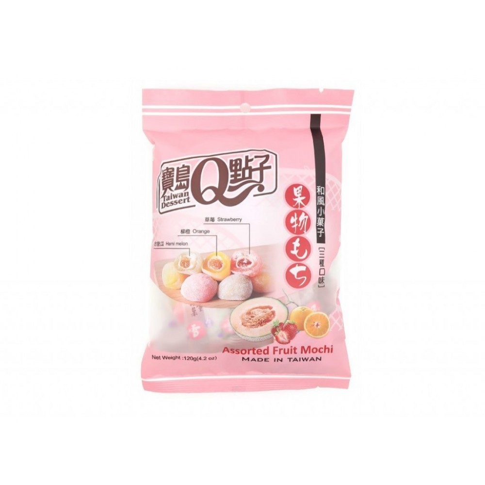 assorted fruit mochi