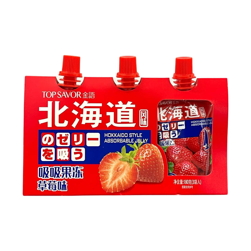 TS Hokkaido Sucking Jelly-Strawberry180g