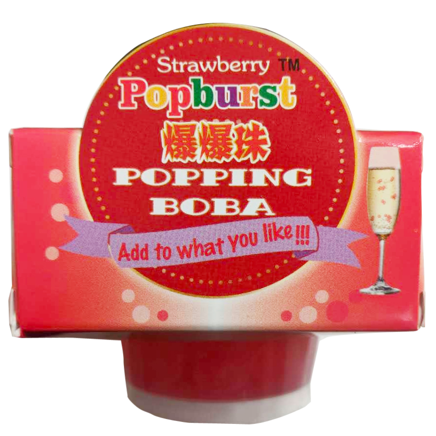 RW poping boba strawberry flav 130g