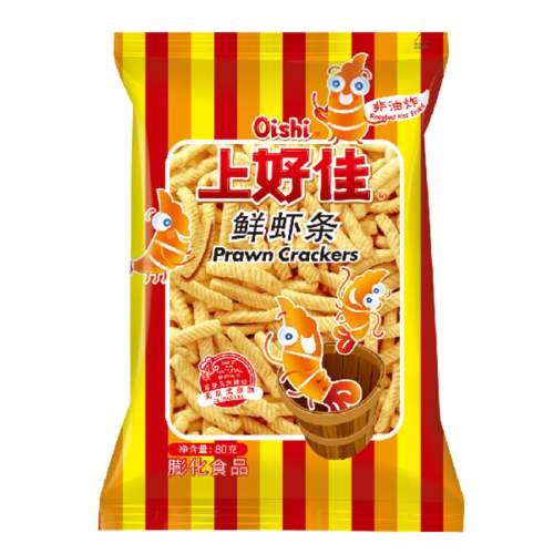 oishi prawn crackers