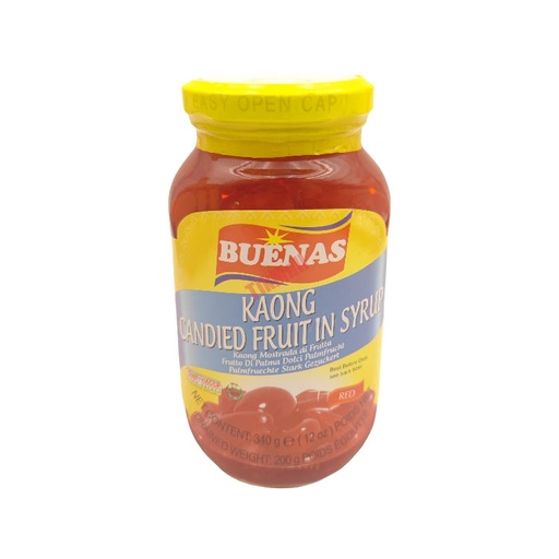 BUENAS Sugar Palm Fruit-Kaong Red 340g