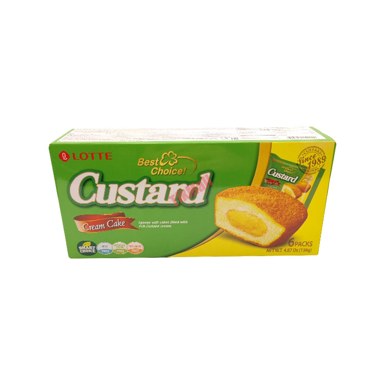 Lotte custard cram cake138g