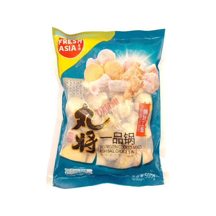 WJ mixed fish ball choice 5 in 1 500g