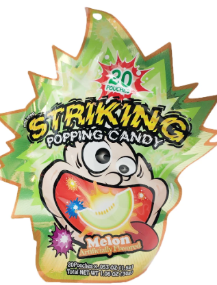 striking melon popping candy 30G