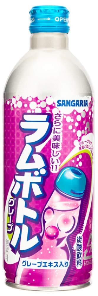 SANGALIA葡萄弹珠汽水500ml