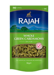 RAJAH绿豆蔻50G