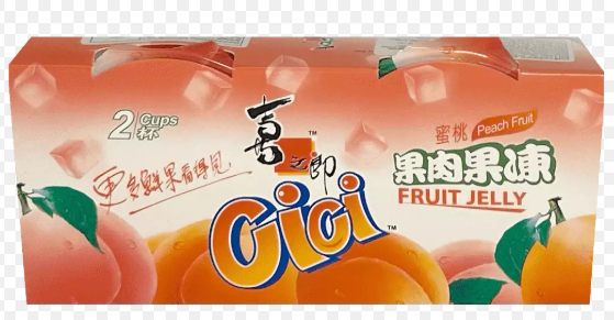 ST 2 CUPS Jelly-peach Fruit