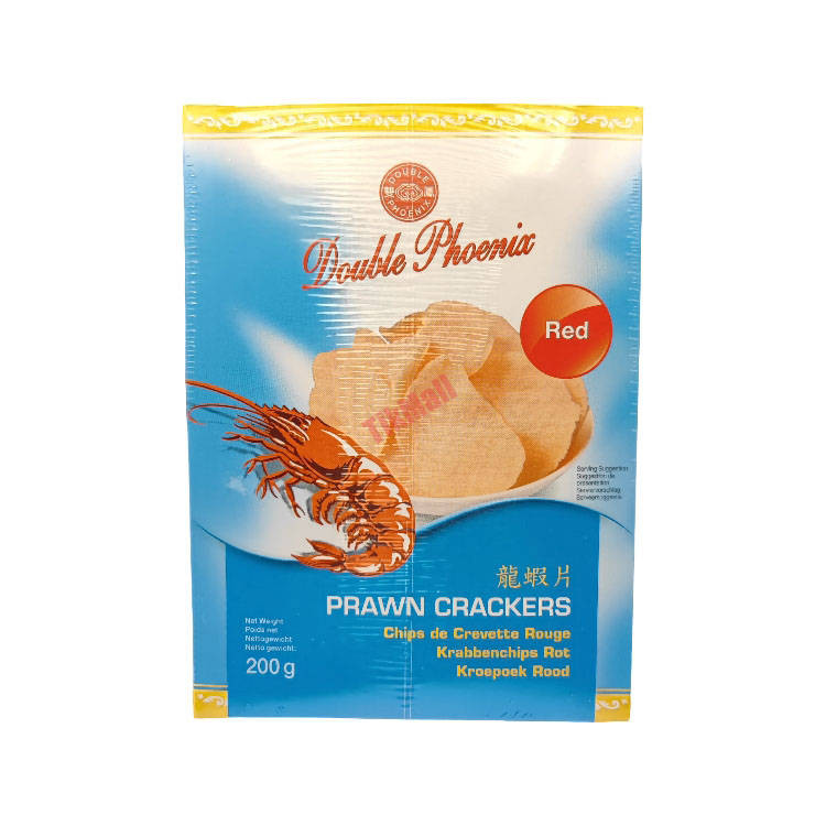 DOUBLE PHOENIX red prawn crackers