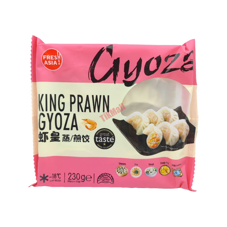 F&A Steaming Pan Fry king Prawn Gyoza 230g