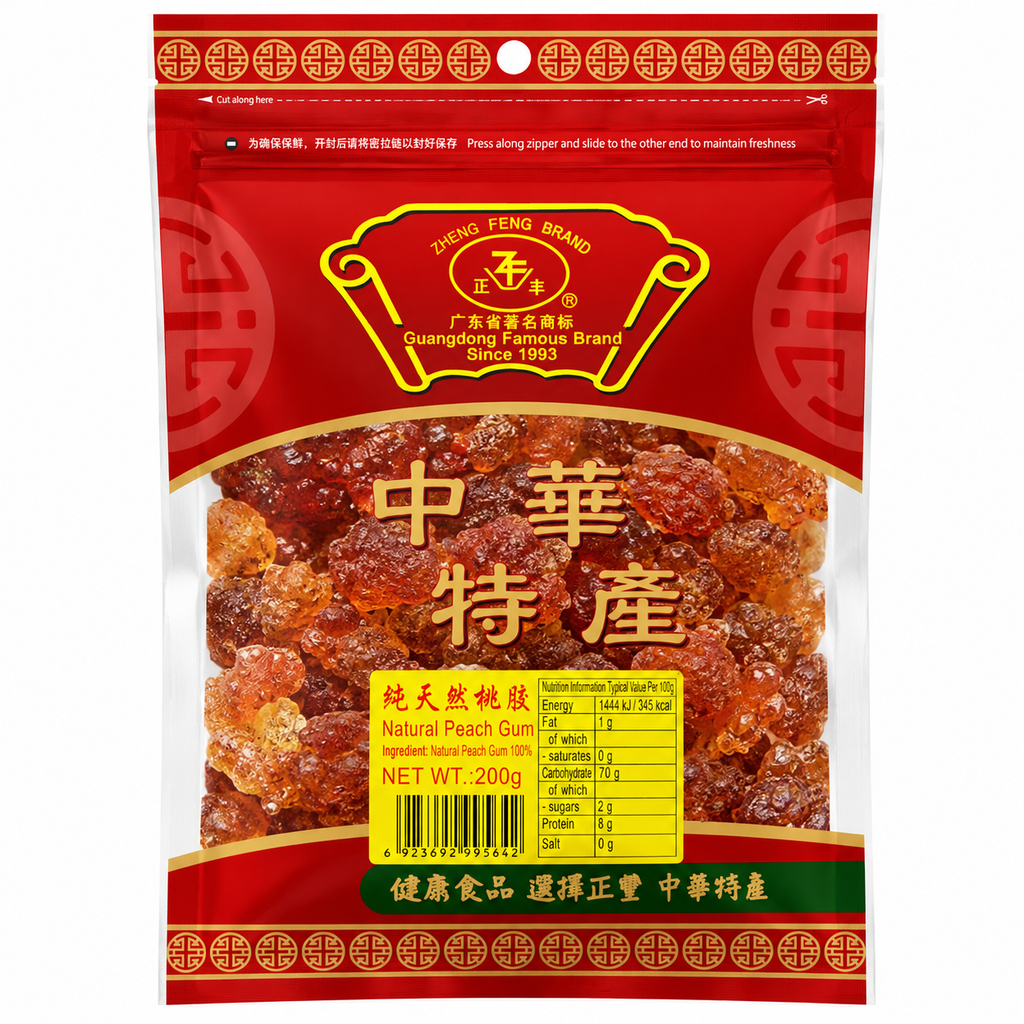 正丰纯天然桃胶200g