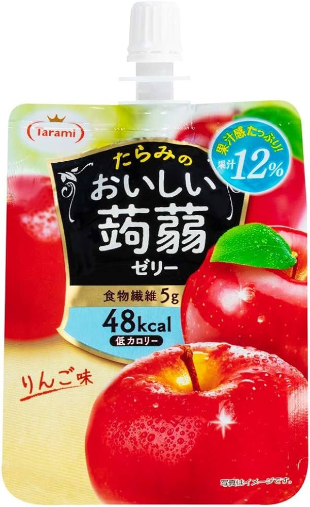 TARAMI TASTY KONNYAKU JELLY apple 150G