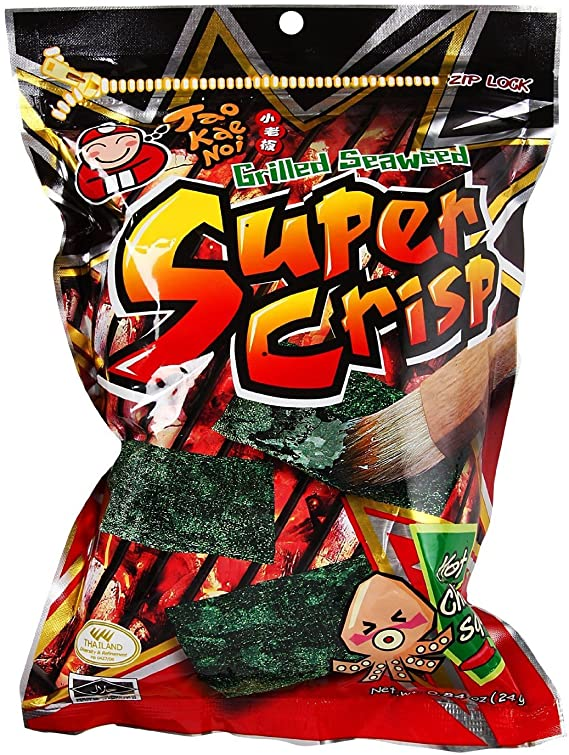 Taokaenoi Brand Crispy Seaweed hotchilli squid