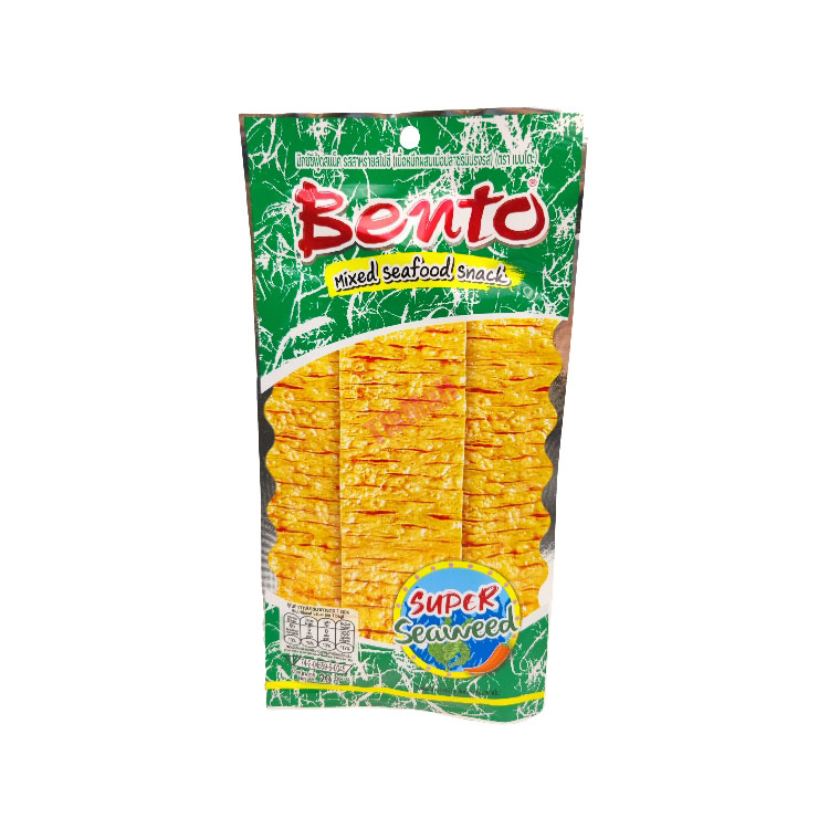 BENTO snack spicy seaweed (dark green) 20g 