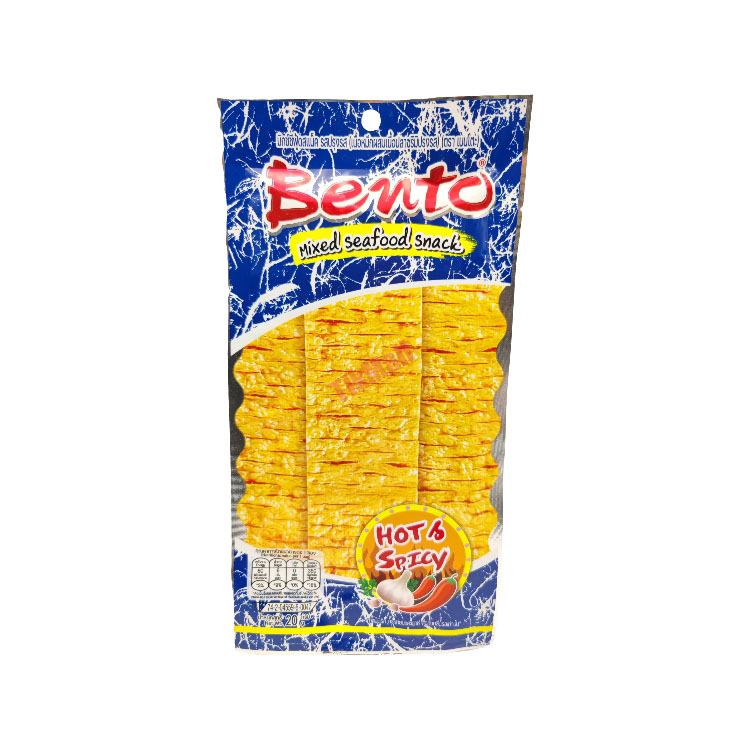 BENTO Fish Snack Hot & Spicy Flavour 20g