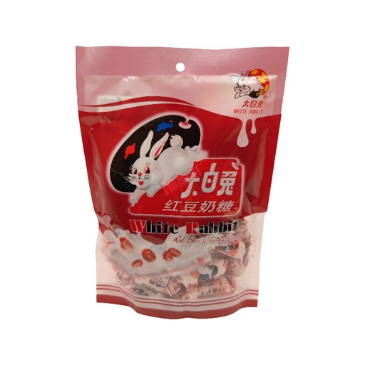 white rabbit red bean creamy candy