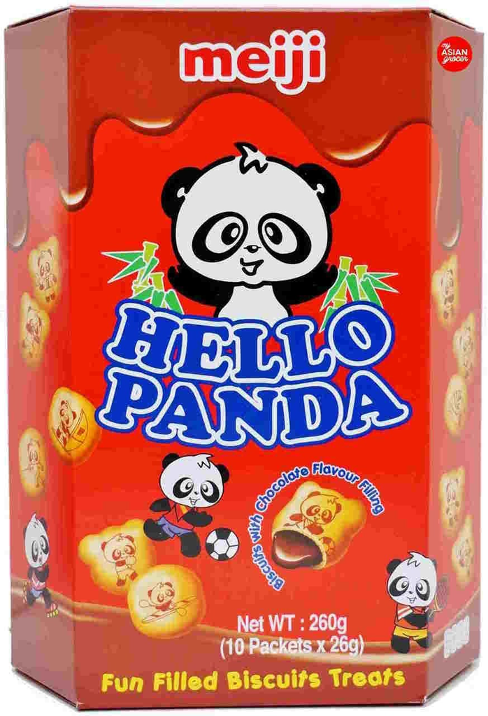 Meiji Hello Panda Biscuits With Chocolate Flav 260g