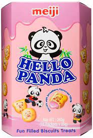 Meiji Hello Panda Biscuits With Strawberry Flav 260g