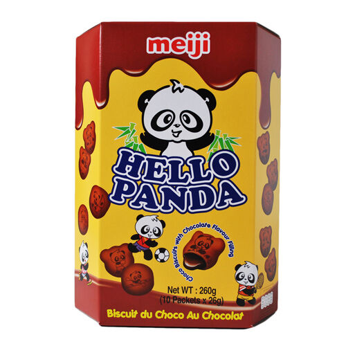 Meiji Hello Panda Biscuits With Double Chocolate Flav 260g